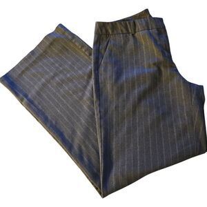 New York & CO Striped Gray Trousers WOMENS SZ 8R